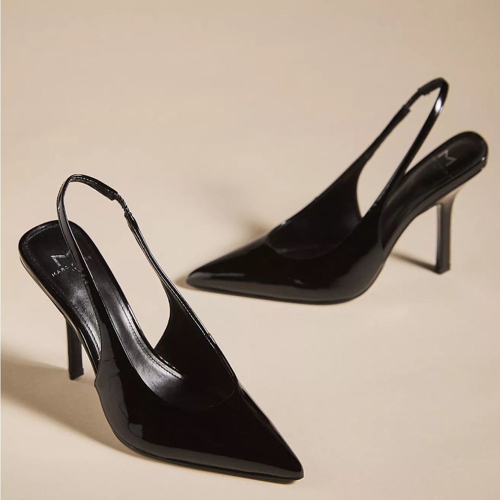 Anthropologie Marc Fisher Emalyn Slingback Heels Pre Owned Excellent Condition